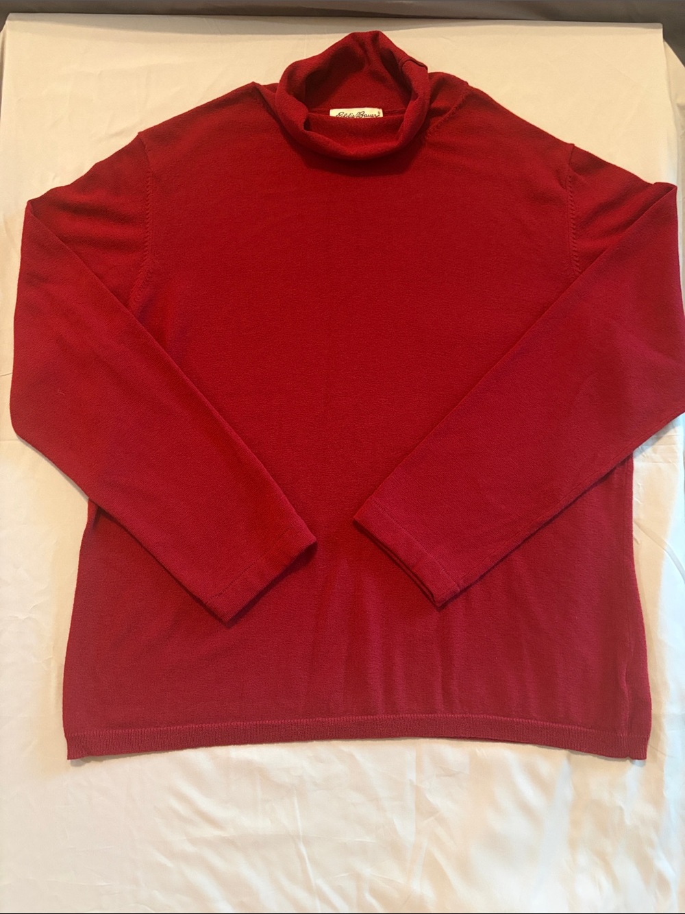 Eddie Bauer Women’s Red Turtleneck Sweater
